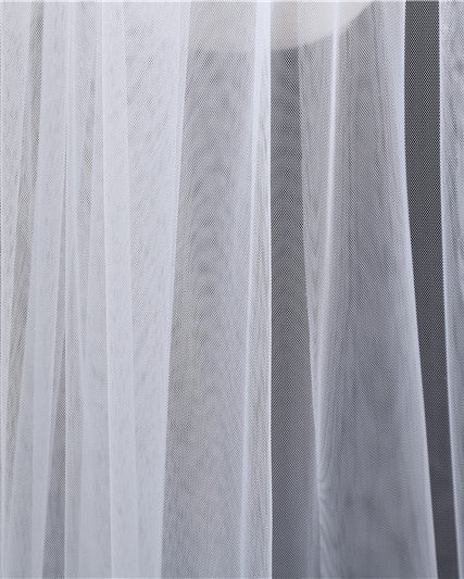 The Whisper Veil — An Airy Cathedral Veil in Soft White