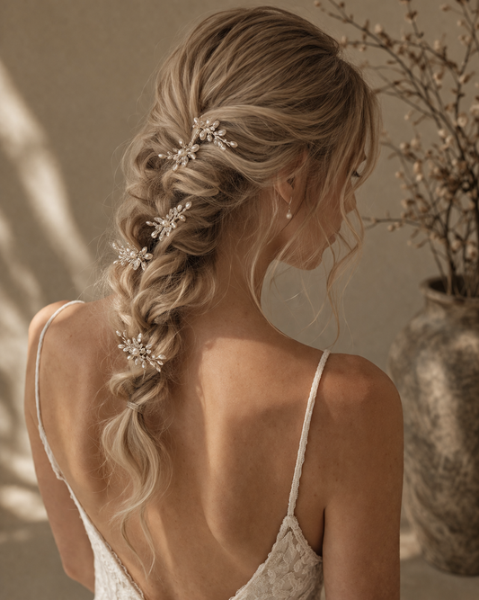 Romantic Pearl Vine Hair Pins